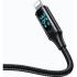 Mcdodo CA-1030 Digital Display 36W Type-C To Lightning Cable Data Cable 1.2m for iPhone (Black)